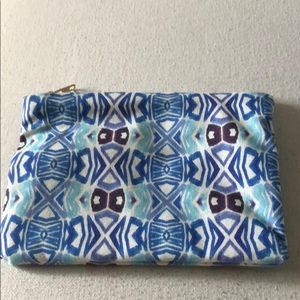 Zippered Single Pocket Cotton Pouch